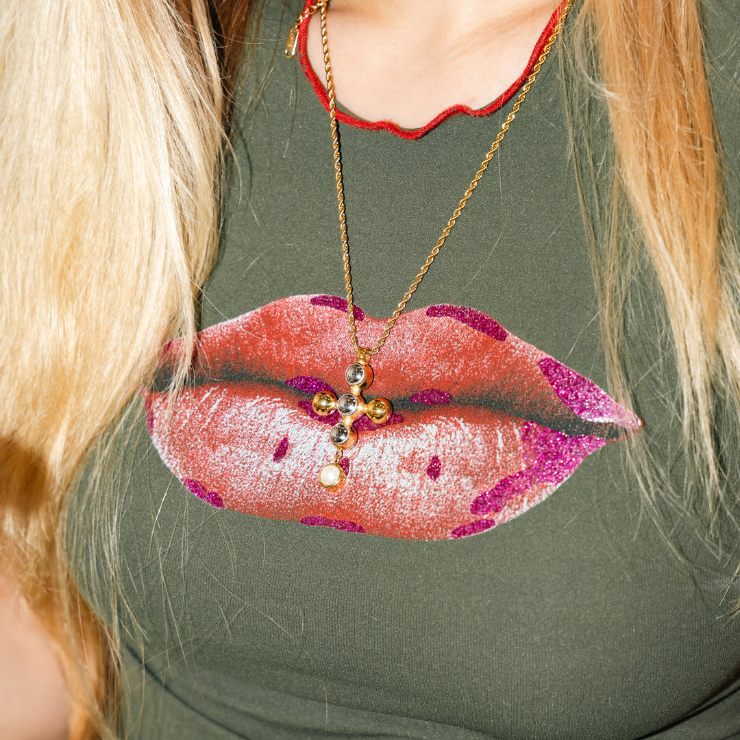 Holy cross necklace