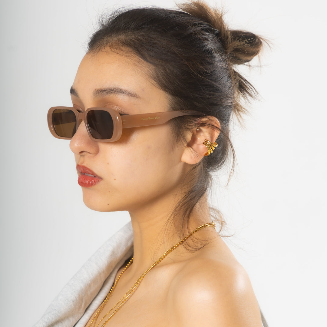 Soft amber sunglasses