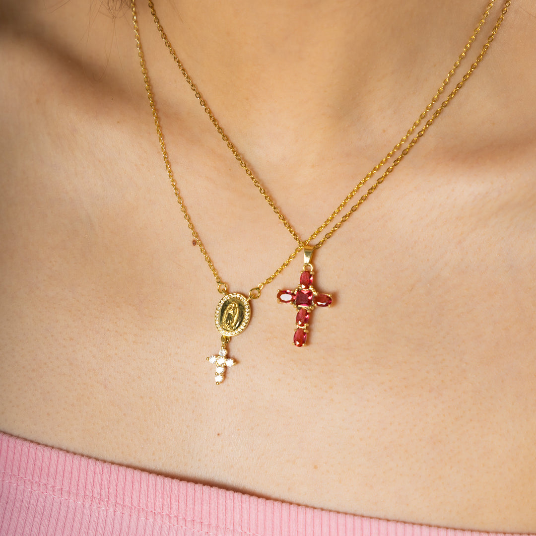 Grace Shine Cross necklace