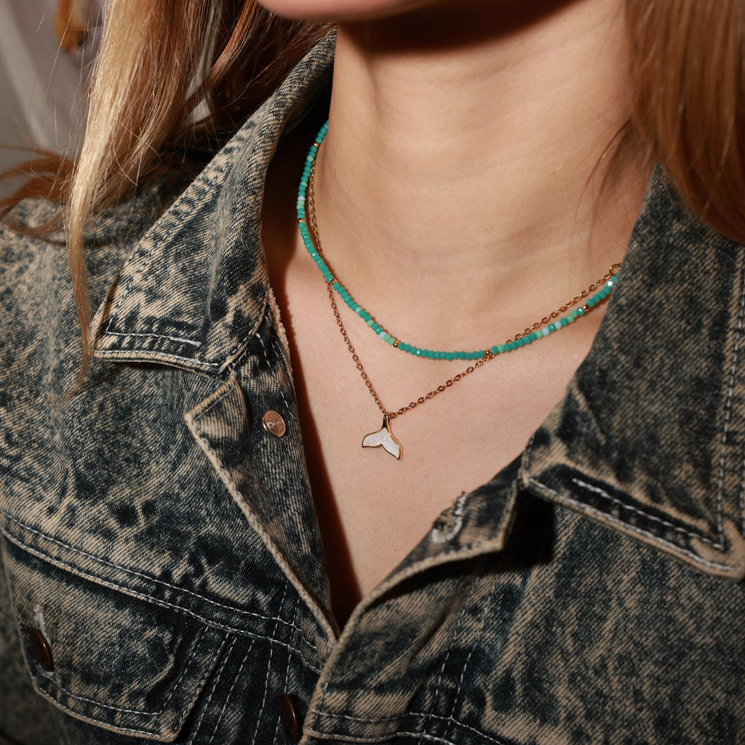 Colorful beads necklace