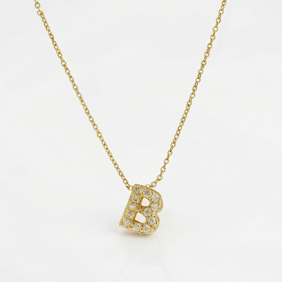 Tiny B necklace