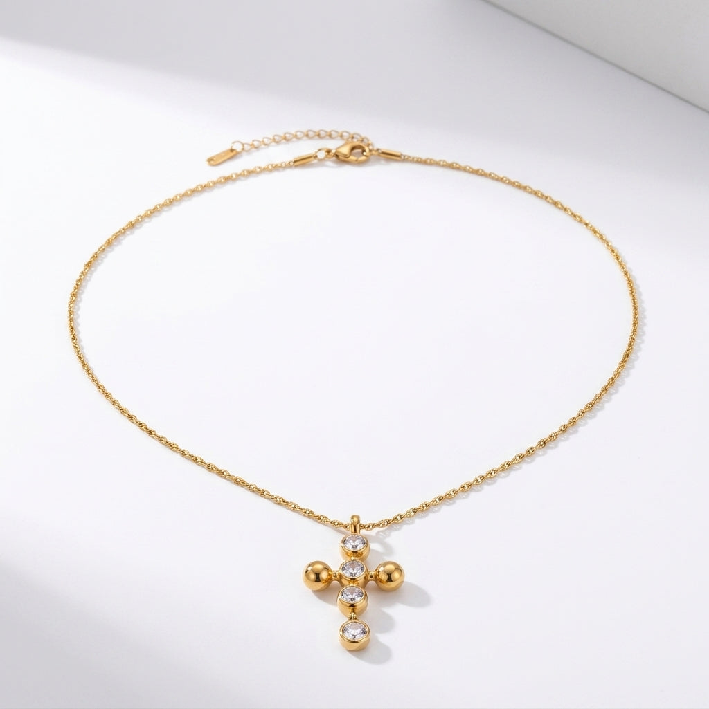 Holy cross necklace