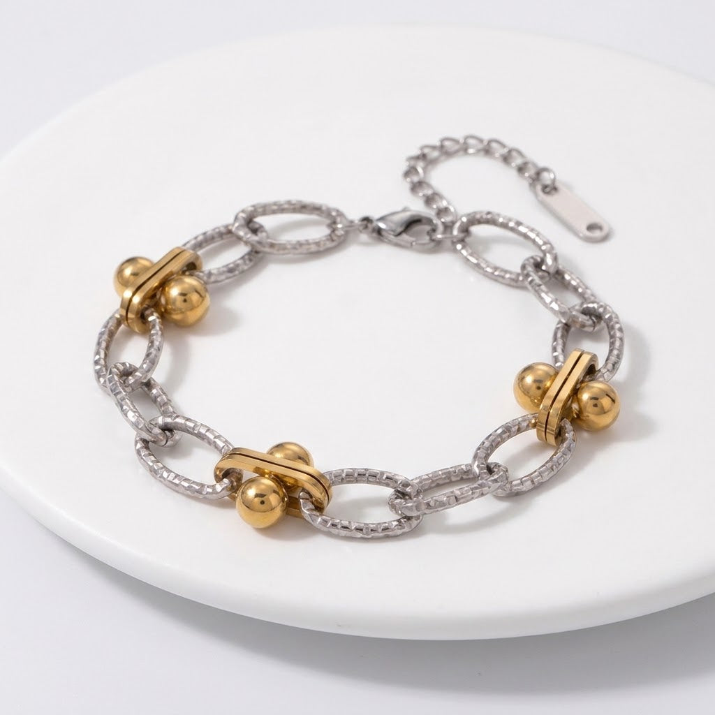 【ブレスレット】Ball link bracelet