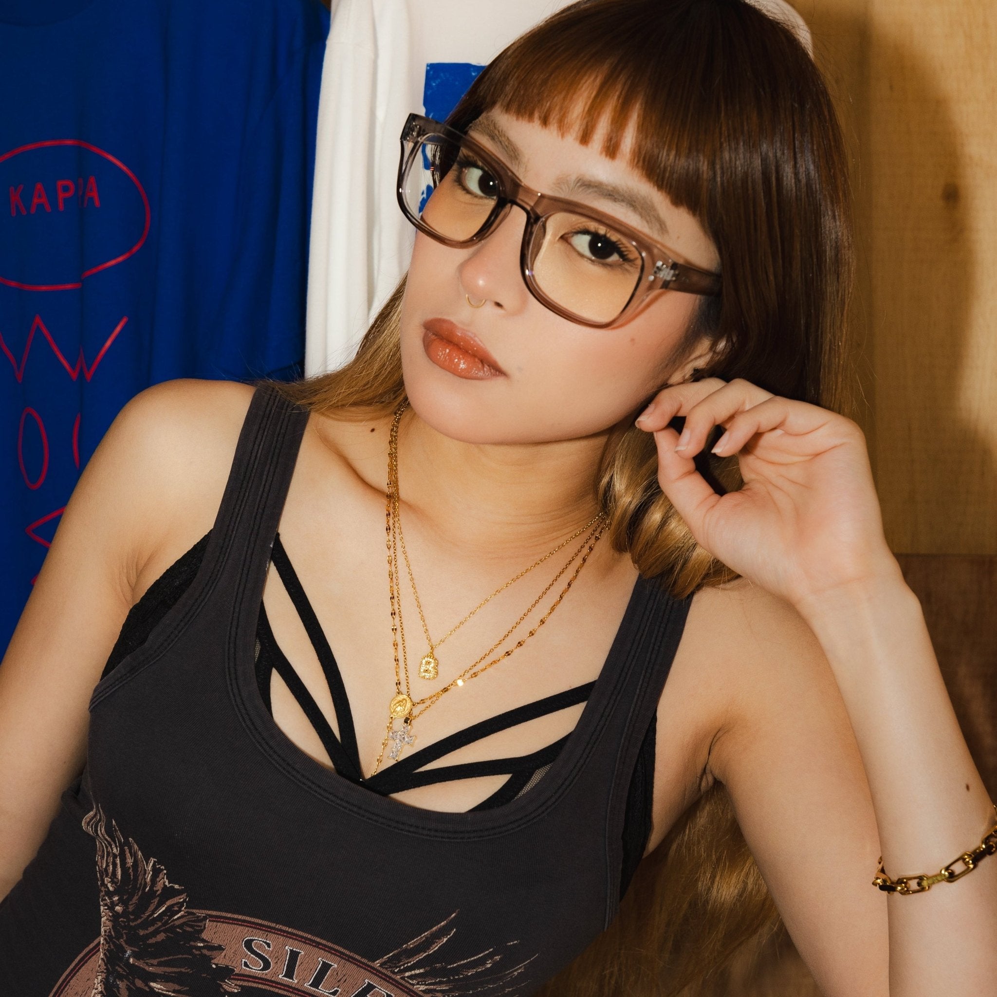 B charm necklace - 𝐇𝐨𝐧𝐞𝐲 𝐁𝐮𝐭𝐭𝐞𝐫 𝐍𝐢𝐧𝐞
