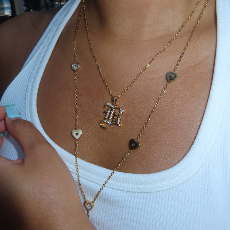 B fire necklace - 𝐇𝐨𝐧𝐞𝐲 𝐁𝐮𝐭𝐭𝐞𝐫 𝐍𝐢𝐧𝐞