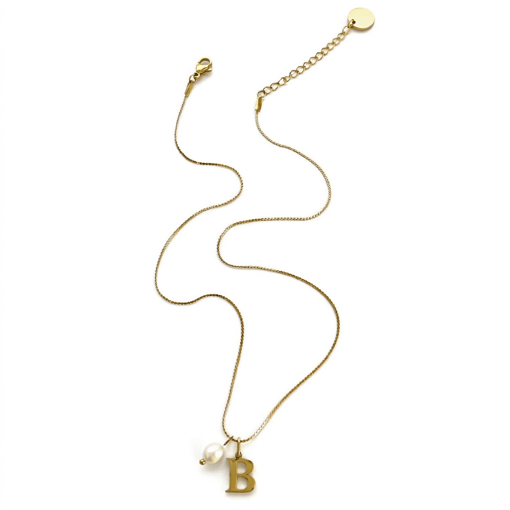 B pearl necklace - 𝐇𝐨𝐧𝐞𝐲 𝐁𝐮𝐭𝐭𝐞𝐫 𝐍𝐢𝐧𝐞