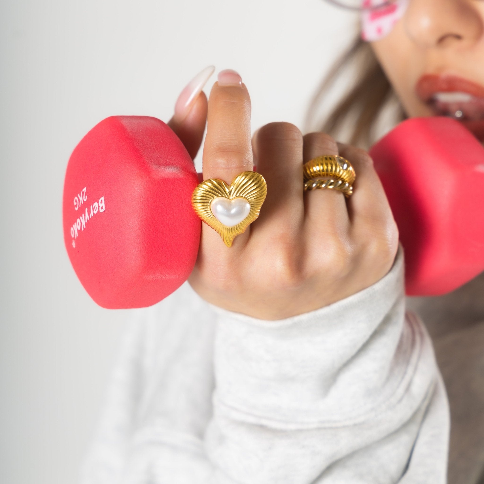 【リング】Bloom heart ring - 𝐇𝐨𝐧𝐞𝐲 𝐁𝐮𝐭𝐭𝐞𝐫 𝐍𝐢𝐧𝐞