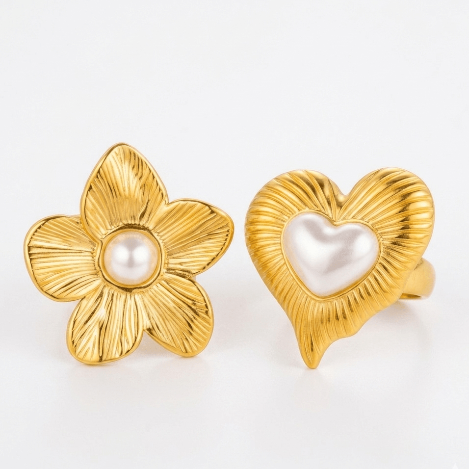 【リング】Bloom heart ring - 𝐇𝐨𝐧𝐞𝐲 𝐁𝐮𝐭𝐭𝐞𝐫 𝐍𝐢𝐧𝐞