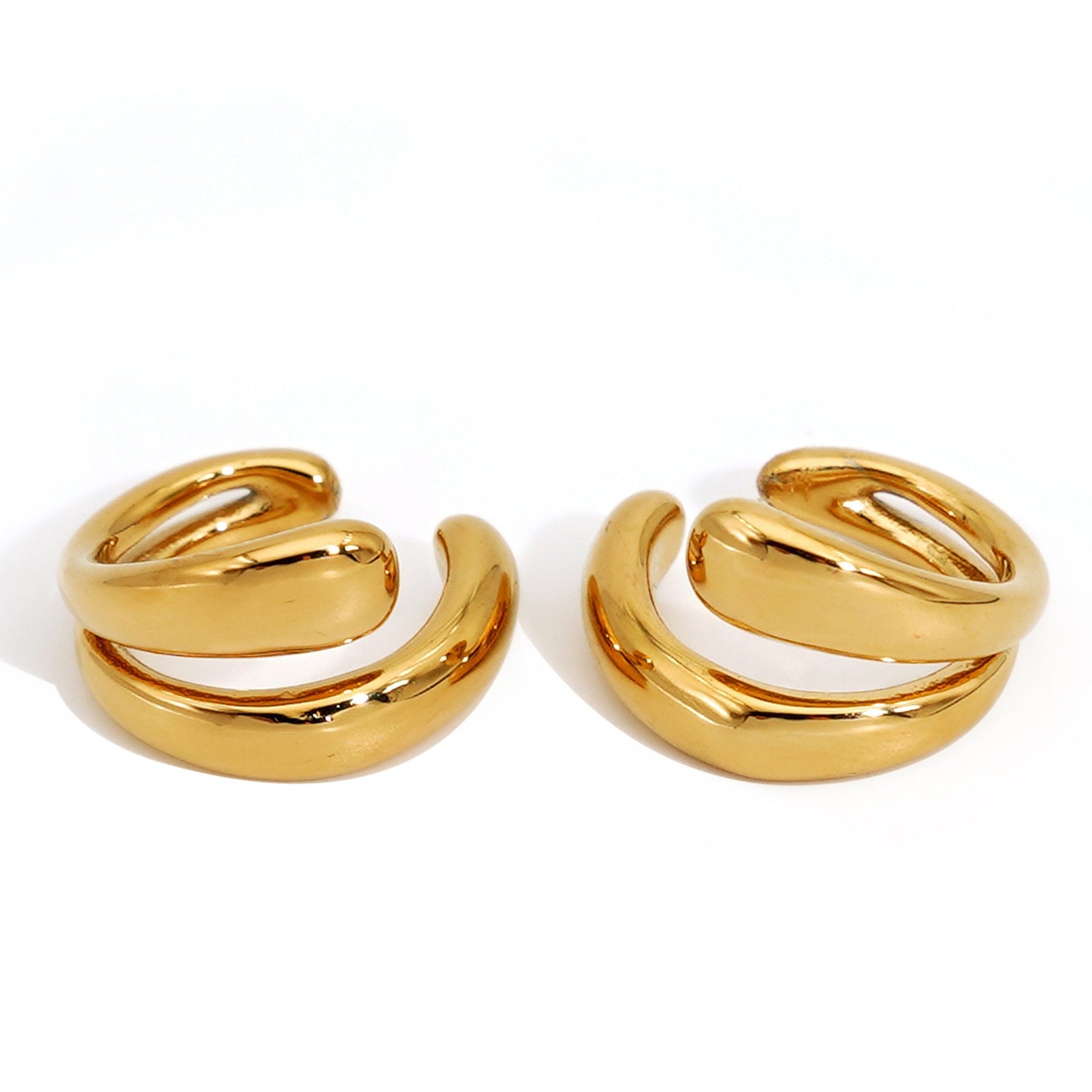 【イヤーカフ】Bold curve ear cuff - 𝐇𝐨𝐧𝐞𝐲 𝐁𝐮𝐭𝐭𝐞𝐫 𝐍𝐢𝐧𝐞