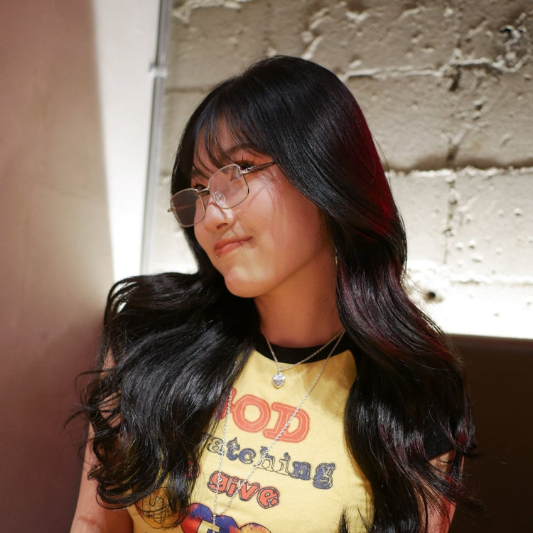 Casual metal glasses - 𝐇𝐨𝐧𝐞𝐲 𝐁𝐮𝐭𝐭𝐞𝐫 𝐍𝐢𝐧𝐞