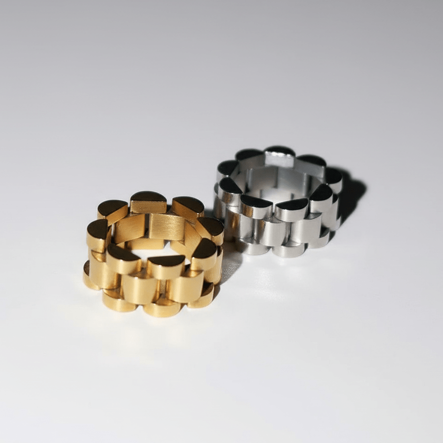 【リング】Chain casual ring - 𝐇𝐨𝐧𝐞𝐲 𝐁𝐮𝐭𝐭𝐞𝐫 𝐍𝐢𝐧𝐞