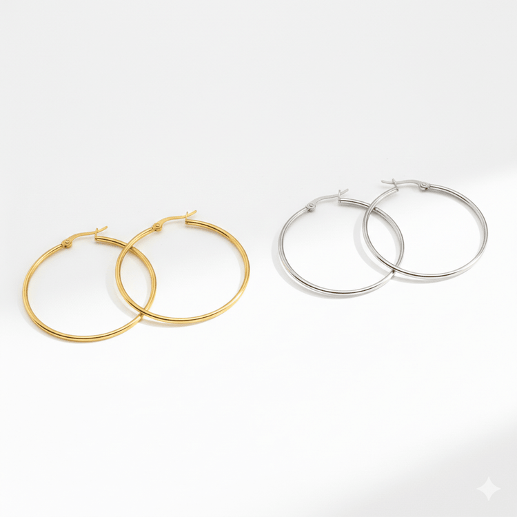 【ピアス】Classic hoop pierce - 𝐇𝐨𝐧𝐞𝐲 𝐁𝐮𝐭𝐭𝐞𝐫 𝐍𝐢𝐧𝐞