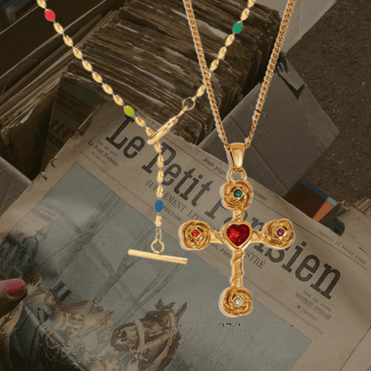 Color jupiter necklace (2セット) - 𝐇𝐨𝐧𝐞𝐲 𝐁𝐮𝐭𝐭𝐞𝐫 𝐍𝐢𝐧𝐞