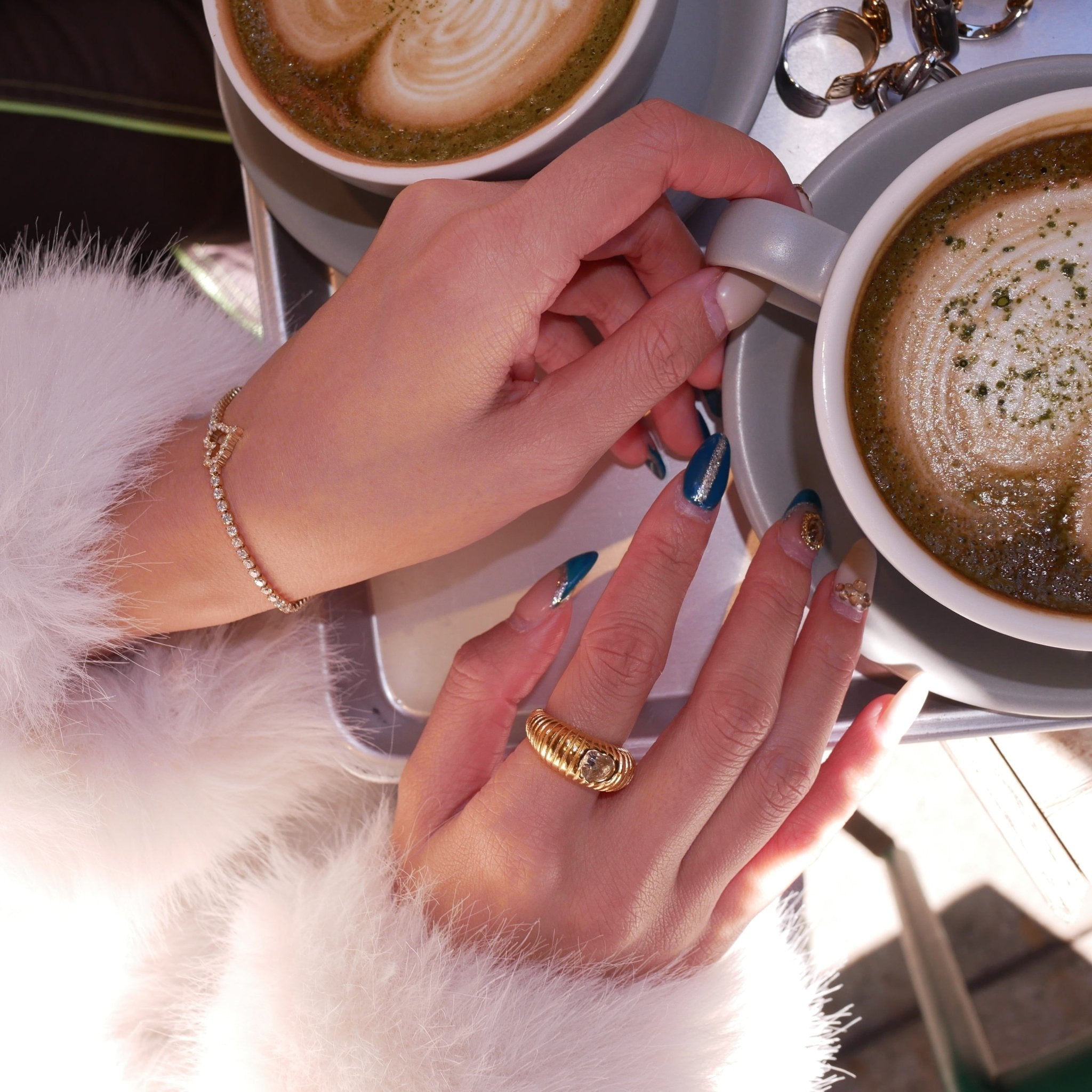 【リング】Croissant ring - 𝐇𝐨𝐧𝐞𝐲 𝐁𝐮𝐭𝐭𝐞𝐫 𝐍𝐢𝐧𝐞