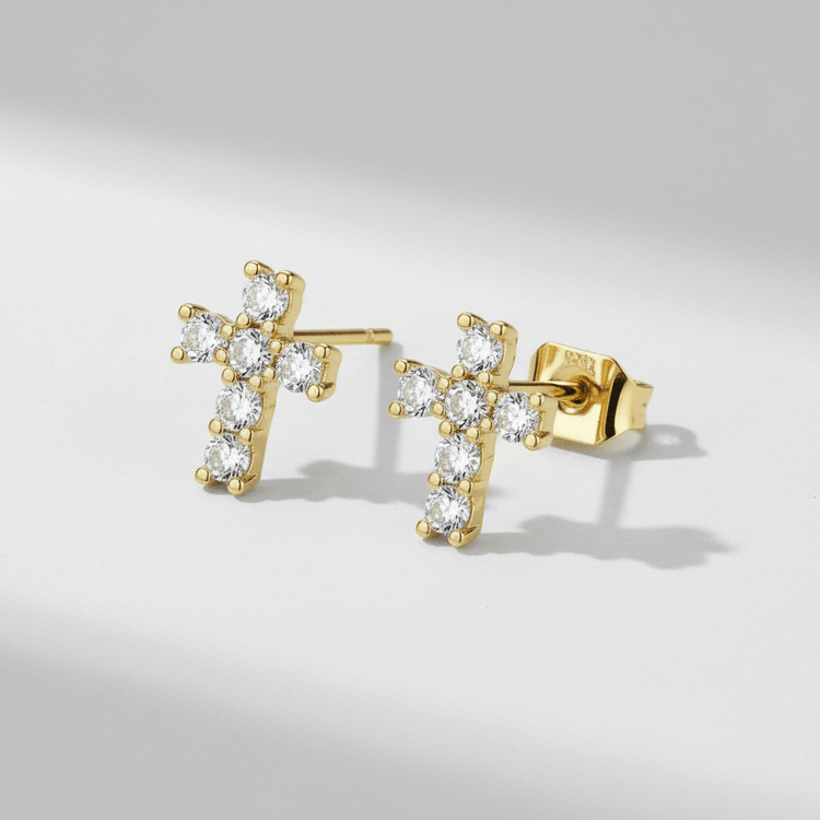 【ピアス】Cross pierce - 𝐇𝐨𝐧𝐞𝐲 𝐁𝐮𝐭𝐭𝐞𝐫 𝐍𝐢𝐧𝐞