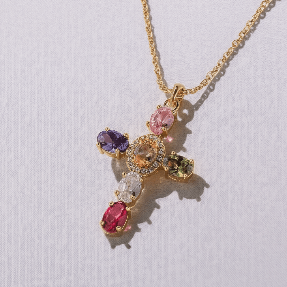 Cross princess necklace - 𝐇𝐨𝐧𝐞𝐲 𝐁𝐮𝐭𝐭𝐞𝐫 𝐍𝐢𝐧𝐞