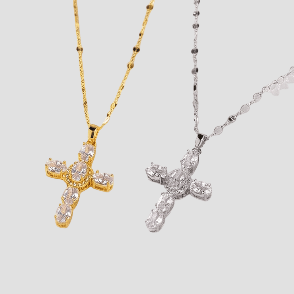 Cross princess necklace - 𝐇𝐨𝐧𝐞𝐲 𝐁𝐮𝐭𝐭𝐞𝐫 𝐍𝐢𝐧𝐞