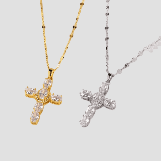 Cross princess necklace - 𝐇𝐨𝐧𝐞𝐲 𝐁𝐮𝐭𝐭𝐞𝐫 𝐍𝐢𝐧𝐞
