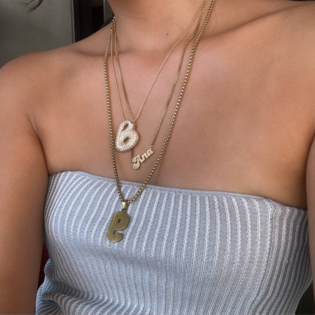 【カスタム可能】Custom necklace (2セット) - 𝐇𝐨𝐧𝐞𝐲 𝐁𝐮𝐭𝐭𝐞𝐫 𝐍𝐢𝐧𝐞