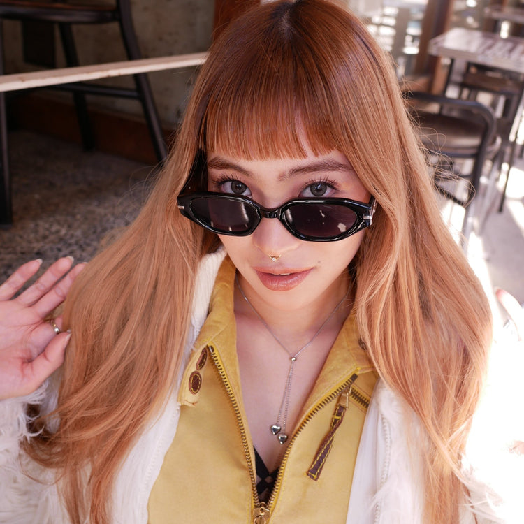 Double heart long necklace - 𝐇𝐨𝐧𝐞𝐲 𝐁𝐮𝐭𝐭𝐞𝐫 𝐍𝐢𝐧𝐞