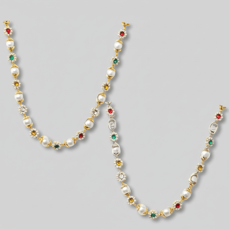 Glitter Pearl necklace - 𝐇𝐨𝐧𝐞𝐲 𝐁𝐮𝐭𝐭𝐞𝐫 𝐍𝐢𝐧𝐞