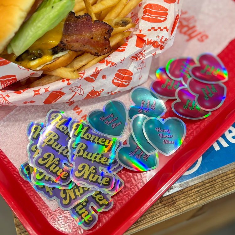 Glitter Sticker(3set) - 𝐇𝐨𝐧𝐞𝐲 𝐁𝐮𝐭𝐭𝐞𝐫 𝐍𝐢𝐧𝐞