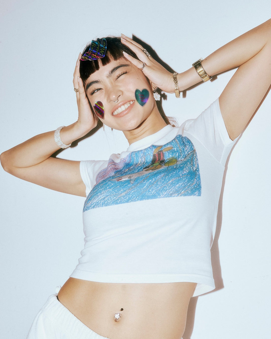 Glitter Sticker(3set) - 𝐇𝐨𝐧𝐞𝐲 𝐁𝐮𝐭𝐭𝐞𝐫 𝐍𝐢𝐧𝐞