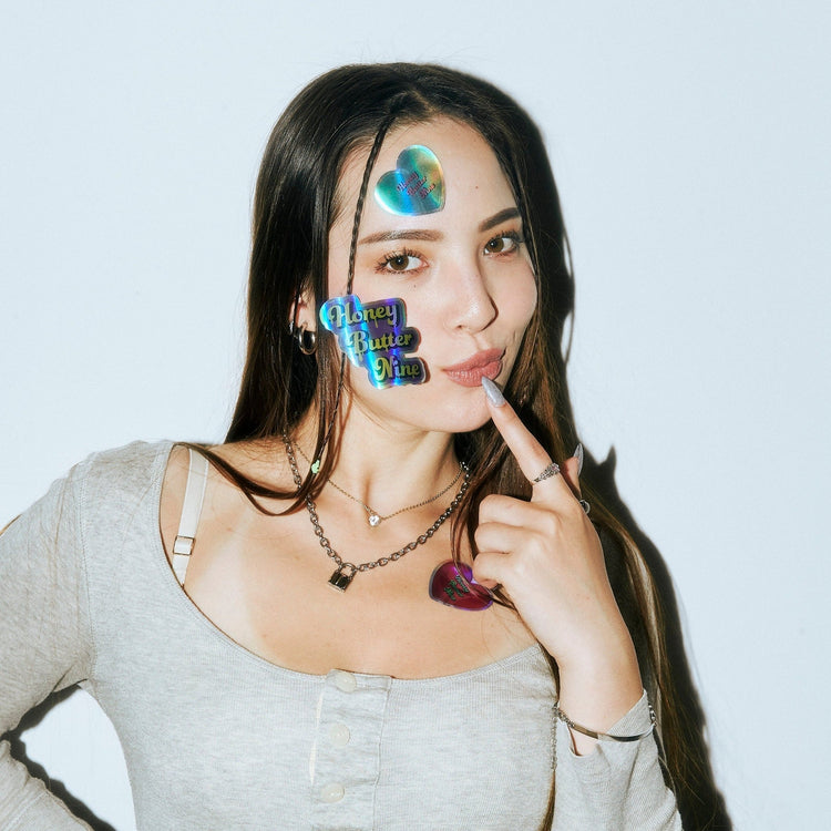Glitter Sticker(3set) - 𝐇𝐨𝐧𝐞𝐲 𝐁𝐮𝐭𝐭𝐞𝐫 𝐍𝐢𝐧𝐞