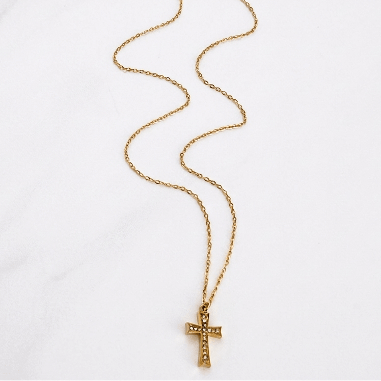 Grace cross necklace - 𝐇𝐨𝐧𝐞𝐲 𝐁𝐮𝐭𝐭𝐞𝐫 𝐍𝐢𝐧𝐞