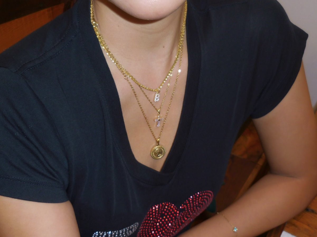 Heart B necklace(3セット) - 𝐇𝐨𝐧𝐞𝐲 𝐁𝐮𝐭𝐭𝐞𝐫 𝐍𝐢𝐧𝐞