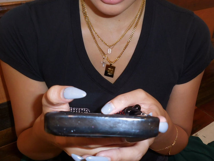 Heart B necklace(3セット) - 𝐇𝐨𝐧𝐞𝐲 𝐁𝐮𝐭𝐭𝐞𝐫 𝐍𝐢𝐧𝐞