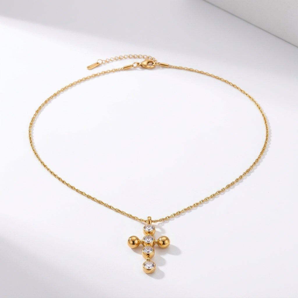 Holy cross necklace - 𝐇𝐨𝐧𝐞𝐲 𝐁𝐮𝐭𝐭𝐞𝐫 𝐍𝐢𝐧𝐞