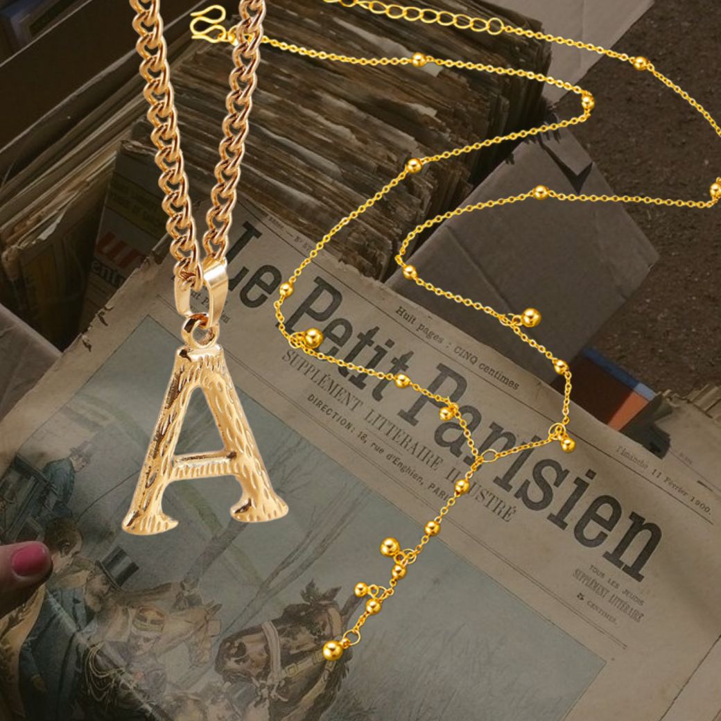 Initial YY necklace - 𝐇𝐨𝐧𝐞𝐲 𝐁𝐮𝐭𝐭𝐞𝐫 𝐍𝐢𝐧𝐞