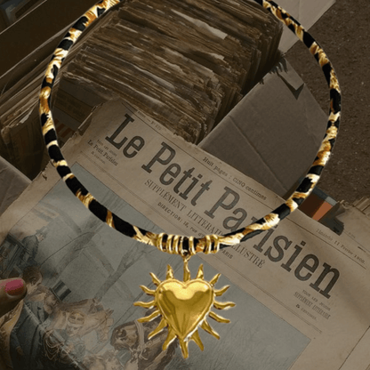 Leopard sun necklace - 𝐇𝐨𝐧𝐞𝐲 𝐁𝐮𝐭𝐭𝐞𝐫 𝐍𝐢𝐧𝐞