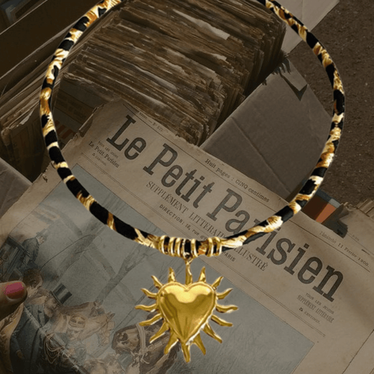 Leopard sun necklace - 𝐇𝐨𝐧𝐞𝐲 𝐁𝐮𝐭𝐭𝐞𝐫 𝐍𝐢𝐧𝐞