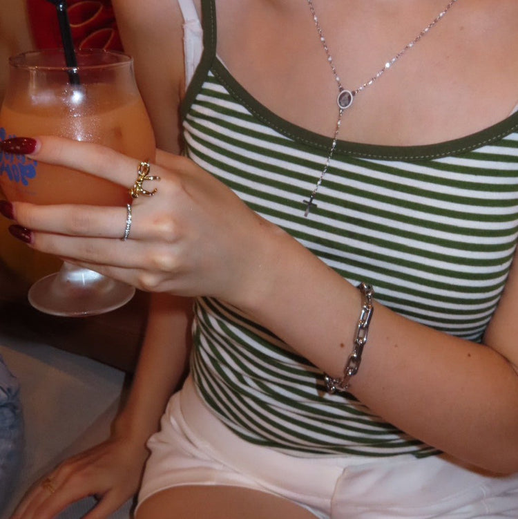 【ブレスレット】Link bold bracelet - 𝐇𝐨𝐧𝐞𝐲 𝐁𝐮𝐭𝐭𝐞𝐫 𝐍𝐢𝐧𝐞