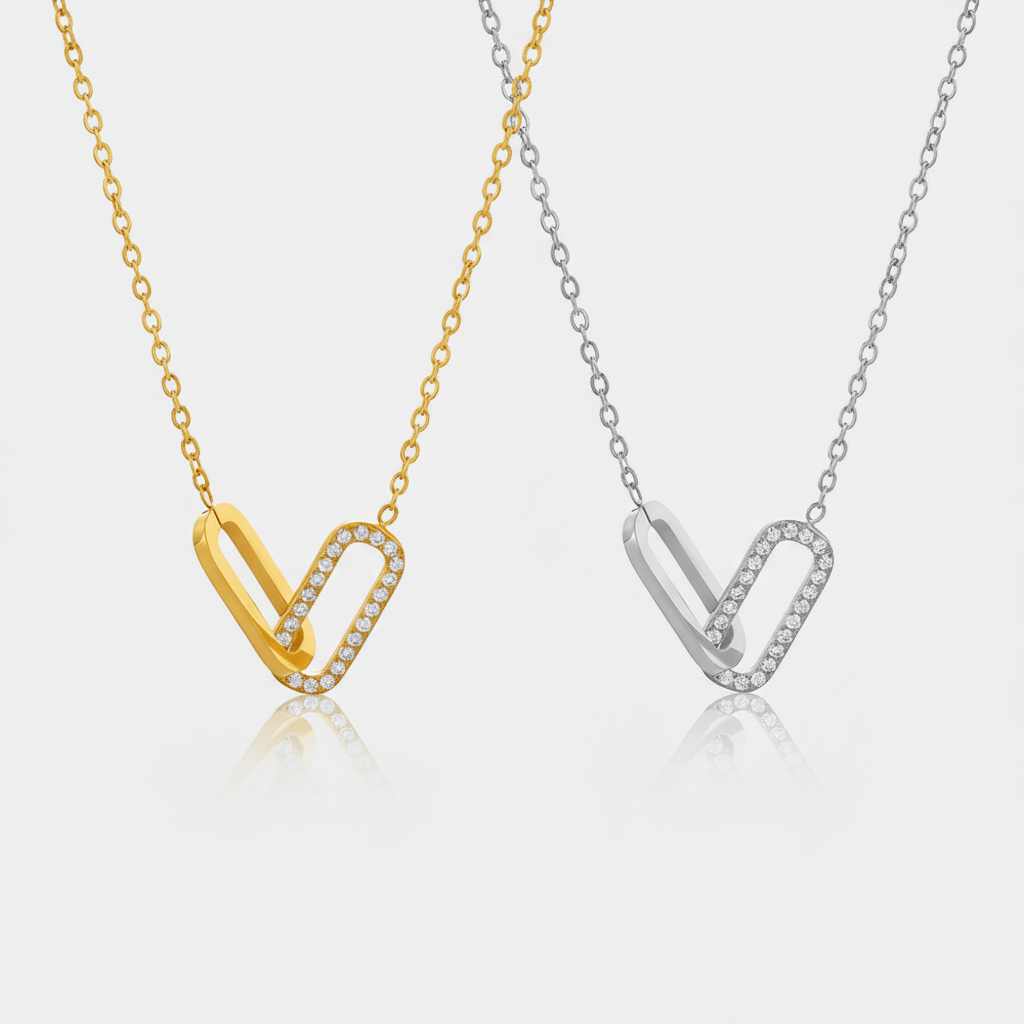 Link heart necklace - 𝐇𝐨𝐧𝐞𝐲 𝐁𝐮𝐭𝐭𝐞𝐫 𝐍𝐢𝐧𝐞