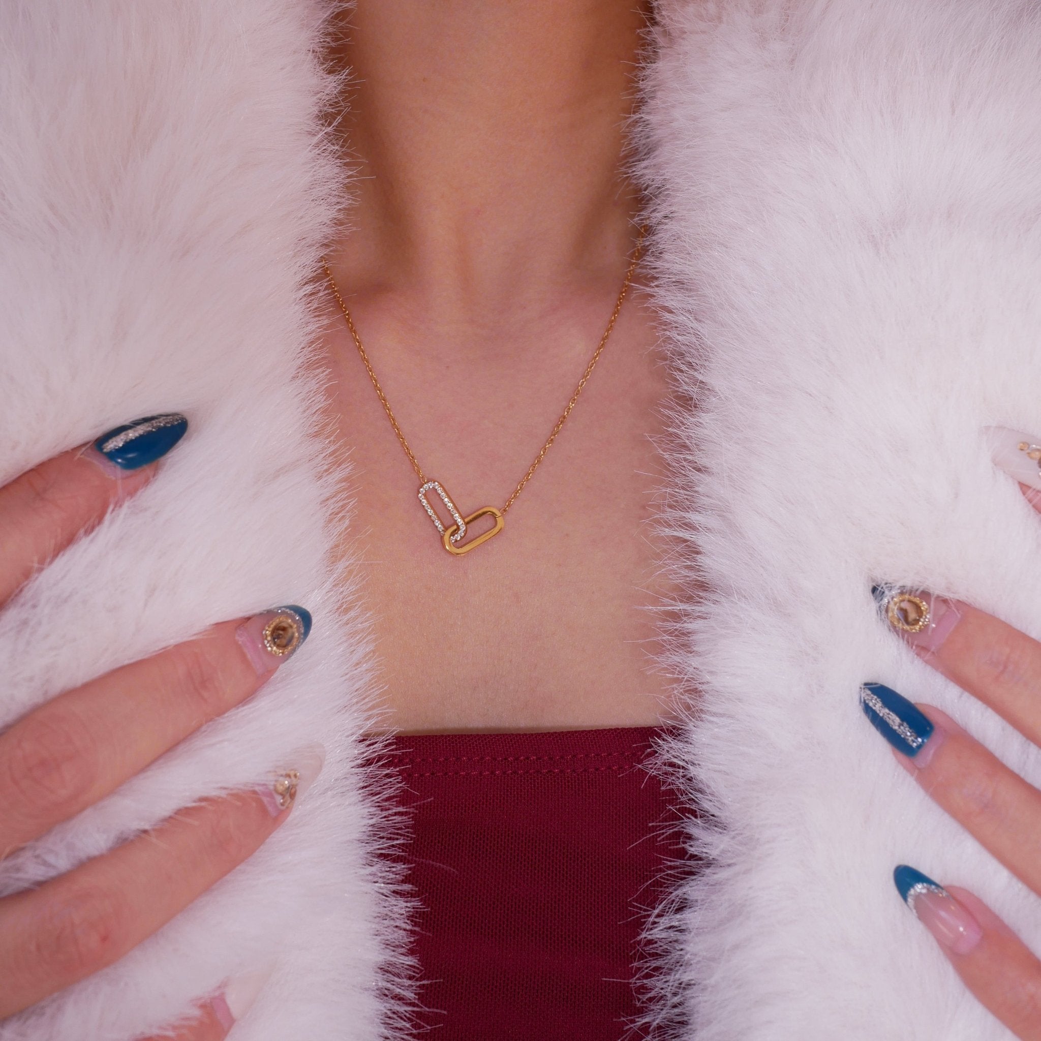 Link heart necklace - 𝐇𝐨𝐧𝐞𝐲 𝐁𝐮𝐭𝐭𝐞𝐫 𝐍𝐢𝐧𝐞