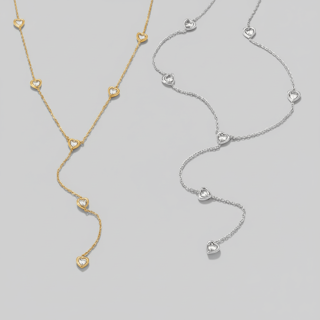 Long heart necklace - 𝐇𝐨𝐧𝐞𝐲 𝐁𝐮𝐭𝐭𝐞𝐫 𝐍𝐢𝐧𝐞