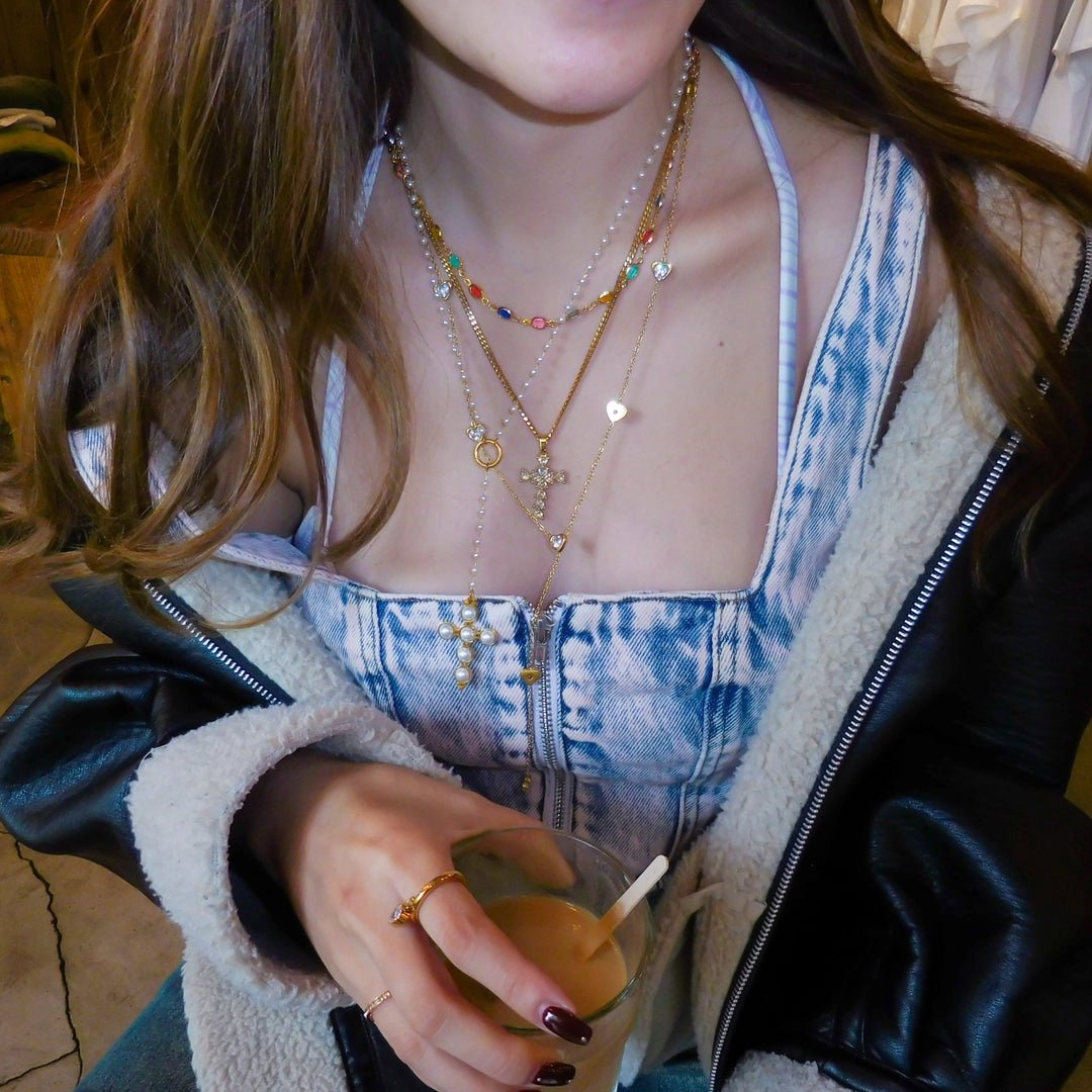 Long heart necklace - 𝐇𝐨𝐧𝐞𝐲 𝐁𝐮𝐭𝐭𝐞𝐫 𝐍𝐢𝐧𝐞