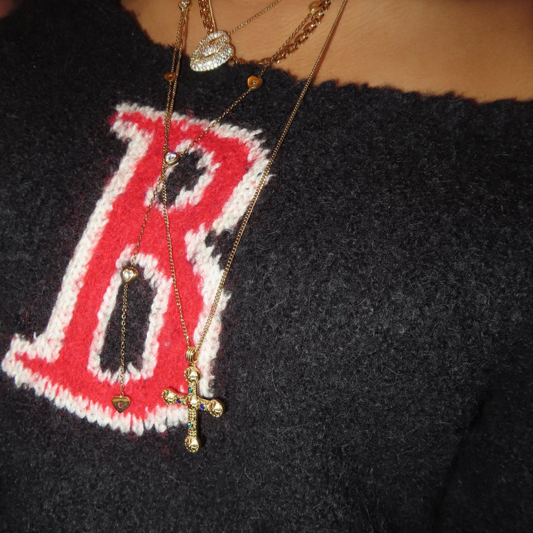 Long roof necklace - 𝐇𝐨𝐧𝐞𝐲 𝐁𝐮𝐭𝐭𝐞𝐫 𝐍𝐢𝐧𝐞