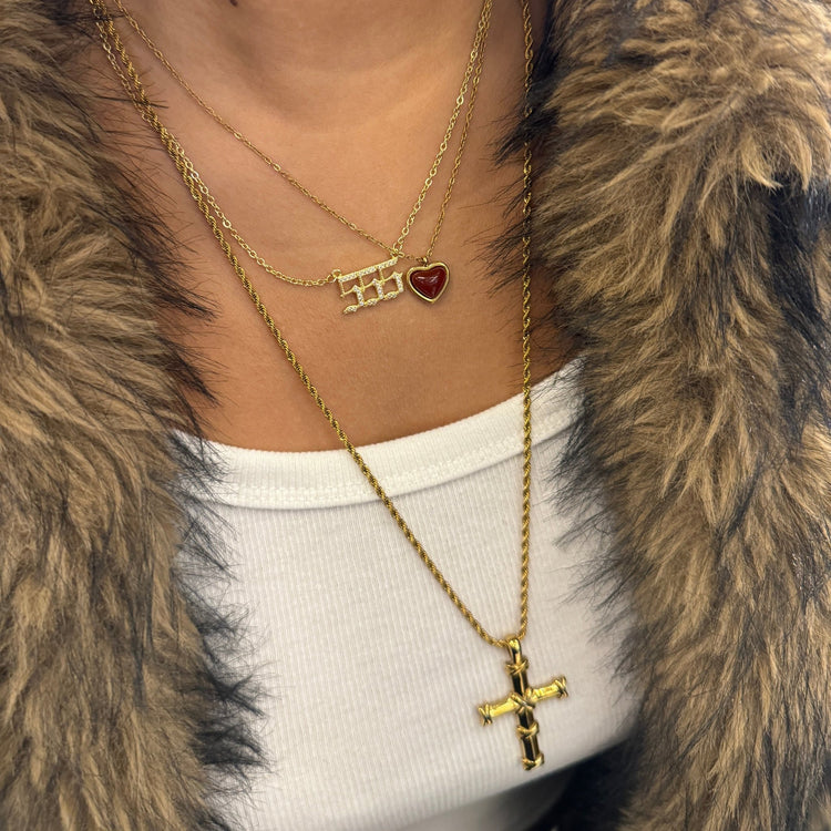 Lucky number necklace - 𝐇𝐨𝐧𝐞𝐲 𝐁𝐮𝐭𝐭𝐞𝐫 𝐍𝐢𝐧𝐞