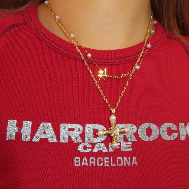 Luna pearl necklace - 𝐇𝐨𝐧𝐞𝐲 𝐁𝐮𝐭𝐭𝐞𝐫 𝐍𝐢𝐧𝐞