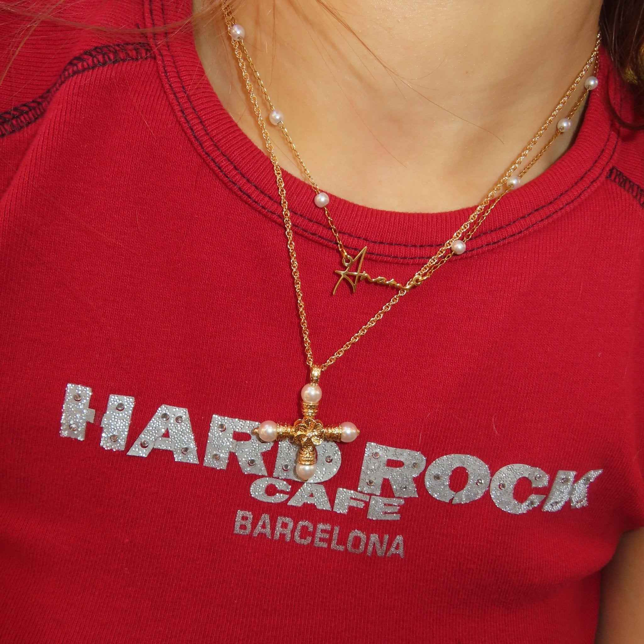 Luna pearl necklace - 𝐇𝐨𝐧𝐞𝐲 𝐁𝐮𝐭𝐭𝐞𝐫 𝐍𝐢𝐧𝐞