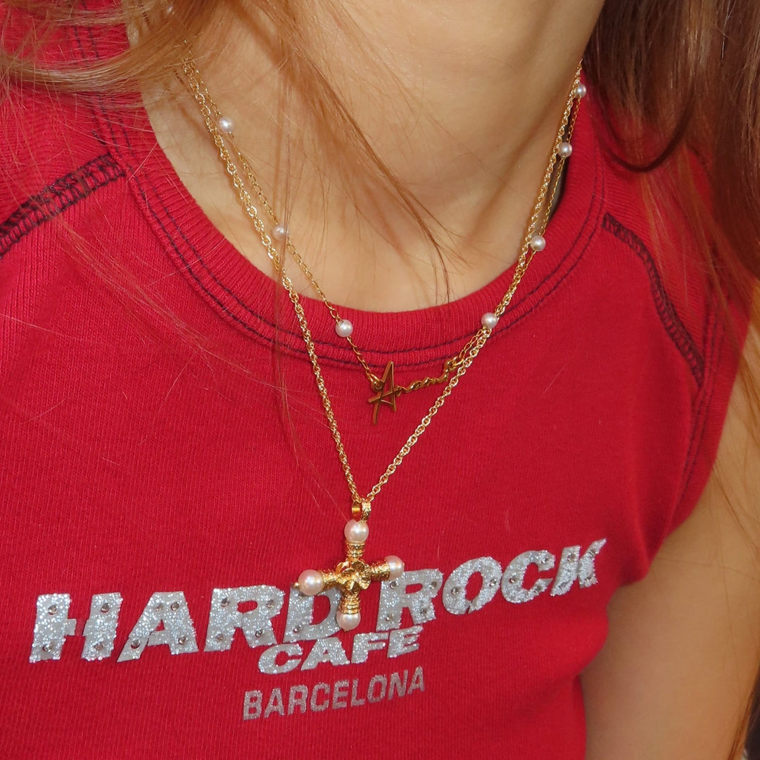 Luna pearl necklace - 𝐇𝐨𝐧𝐞𝐲 𝐁𝐮𝐭𝐭𝐞𝐫 𝐍𝐢𝐧𝐞