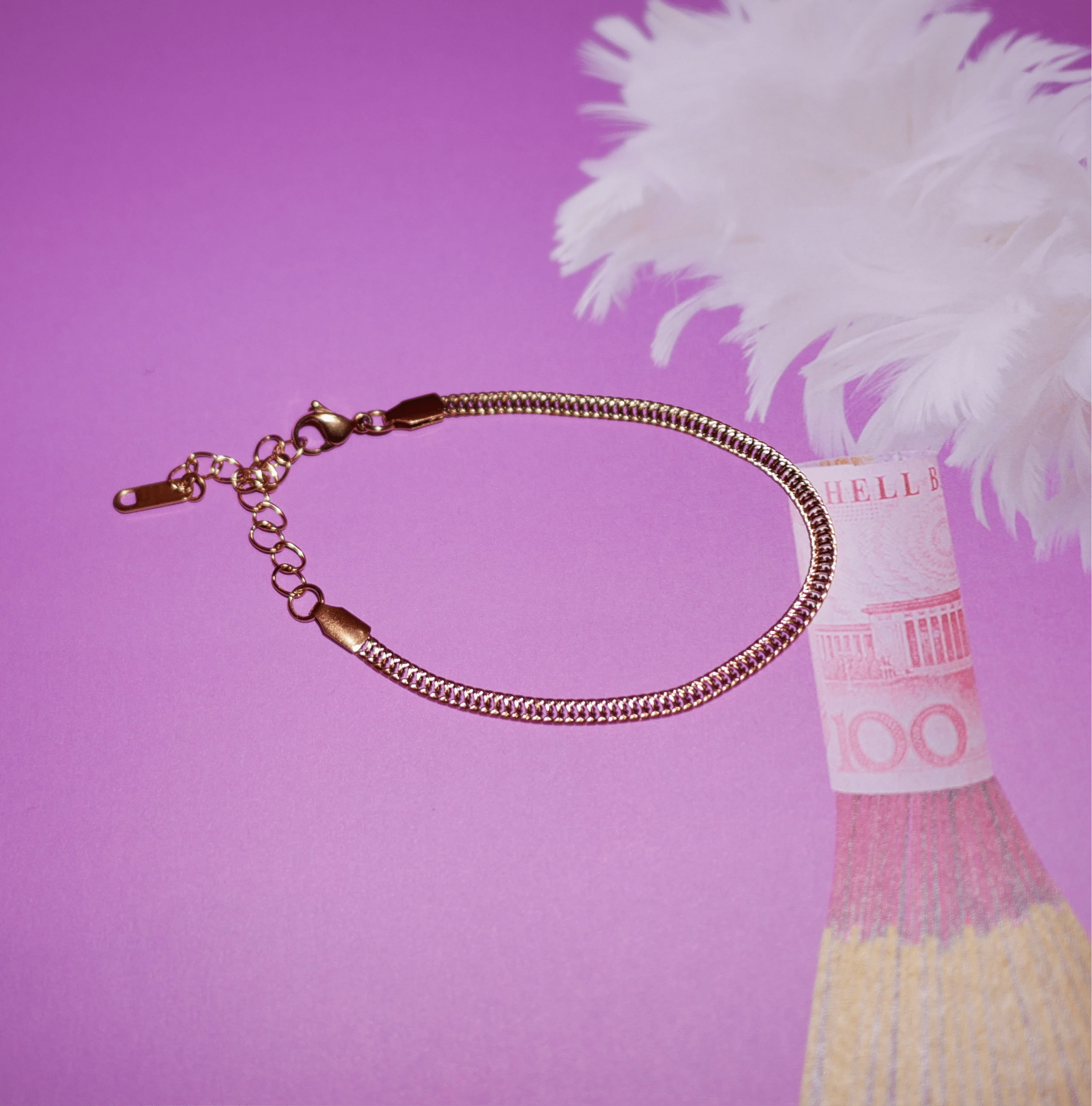 【ブレスレット】Mini chain bracelet - 𝐇𝐨𝐧𝐞𝐲 𝐁𝐮𝐭𝐭𝐞𝐫 𝐍𝐢𝐧𝐞