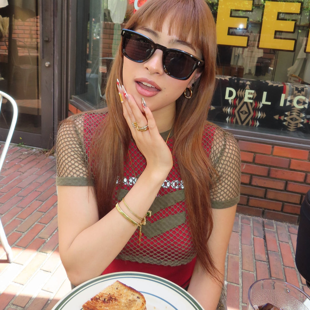 【ブレスレット】Mini chain bracelet - 𝐇𝐨𝐧𝐞𝐲 𝐁𝐮𝐭𝐭𝐞𝐫 𝐍𝐢𝐧𝐞