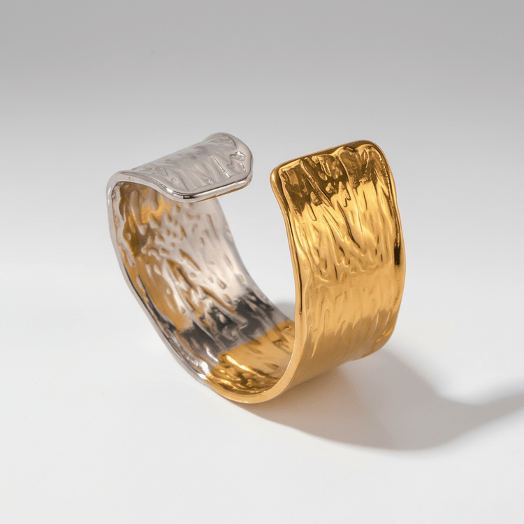 【リング】Mix cuff ring - 𝐇𝐨𝐧𝐞𝐲 𝐁𝐮𝐭𝐭𝐞𝐫 𝐍𝐢𝐧𝐞