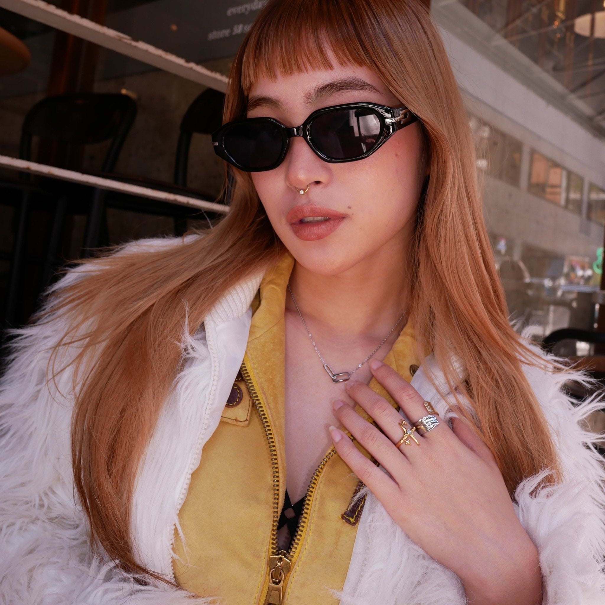 【リング】Mix cuff ring - 𝐇𝐨𝐧𝐞𝐲 𝐁𝐮𝐭𝐭𝐞𝐫 𝐍𝐢𝐧𝐞