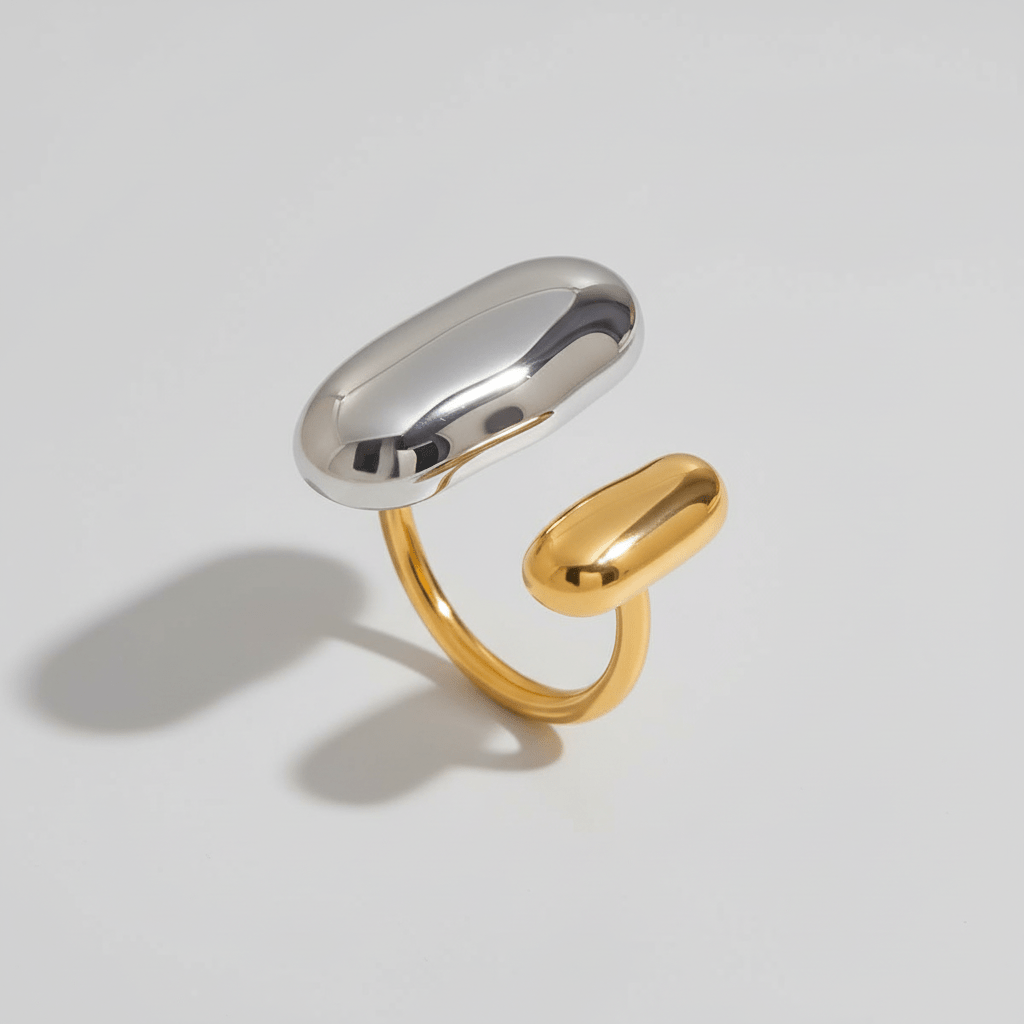 【リング】Mix drop ring - 𝐇𝐨𝐧𝐞𝐲 𝐁𝐮𝐭𝐭𝐞𝐫 𝐍𝐢𝐧𝐞